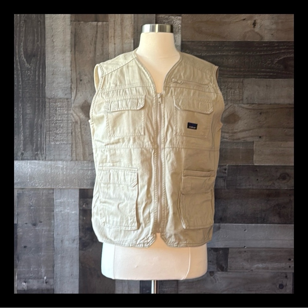 L.L. Bean utility vest boys XLarge water sports outdoor fishing hiking camping
